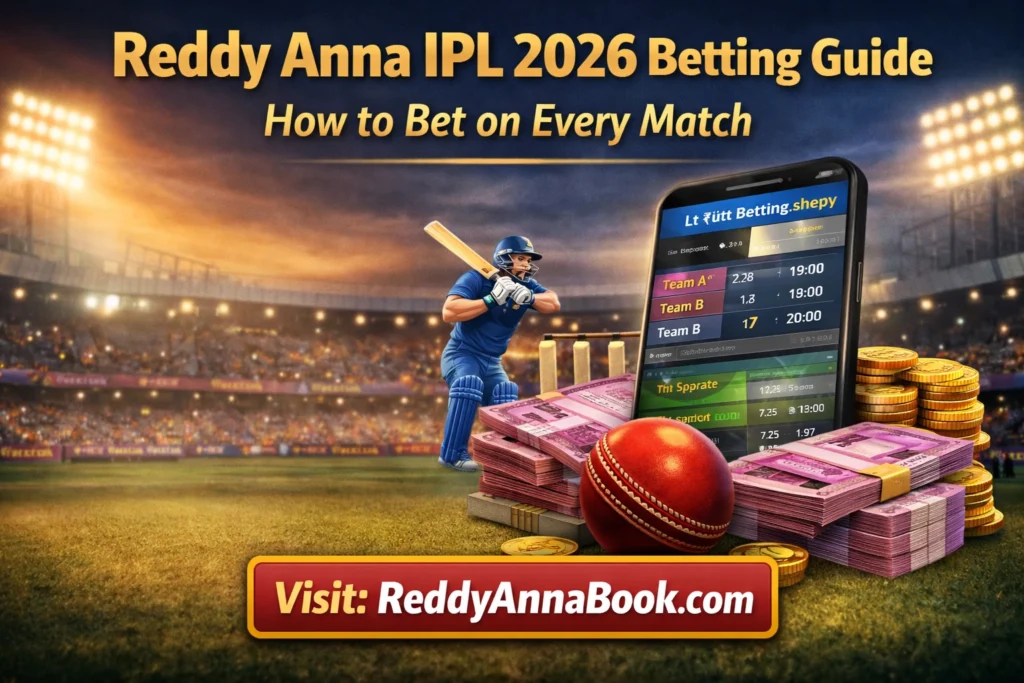 Reddy Anna IPL 2026 Betting Guide: How to Bet on Every Match