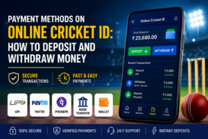 Payment Methods on Online Cricket ID How to Deposit and Withdraw Money